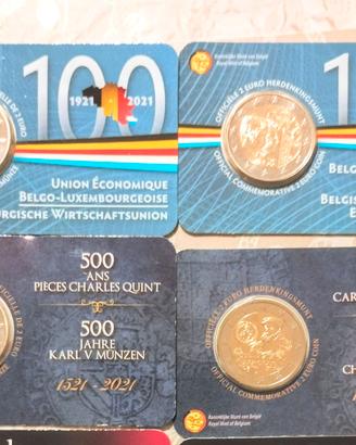 **Coin card Belgio dal 2015 al 2025 **