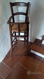 Seggiolone per bambini di fine '800 con protezione