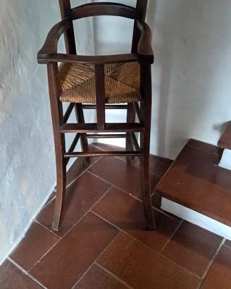 Seggiolone per bambini di fine '800 con protezione