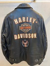 Giubbotto Harley Davidson motor bike giacca pelle