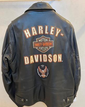 Giubbotto Harley Davidson motor bike giacca pelle
