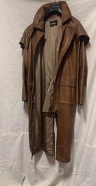 Cappotto in pelle vintage