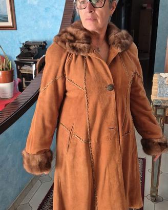 visone vera pelle vintage