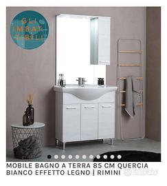 Mobile bagno con specchio