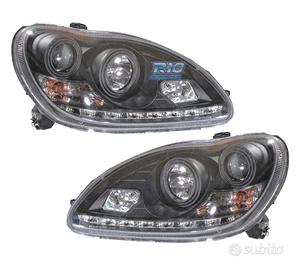 FARI XENON MERCEDES CLASSE S W220 02-05 FONDO NERO