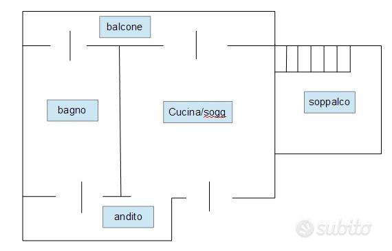 Monolocale arredato