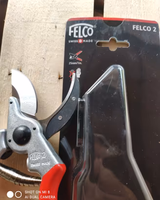 Forbici da potatura manuale.