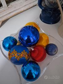 8 palline di Natale Vintage