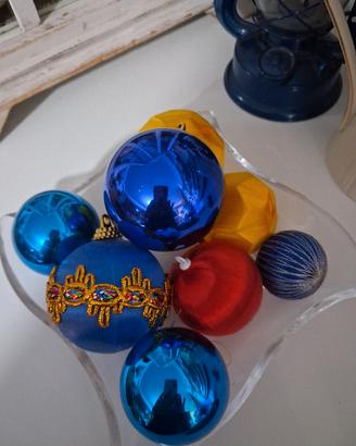 8 palline di Natale Vintage