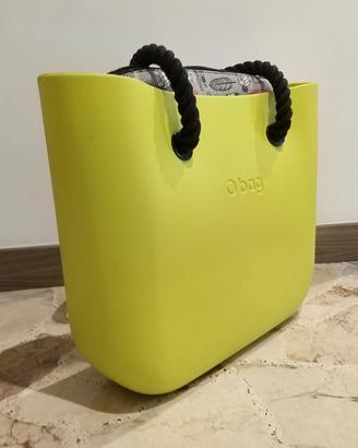 Borsa O-Bag Classica Verde Lime Con Sacca E Manici