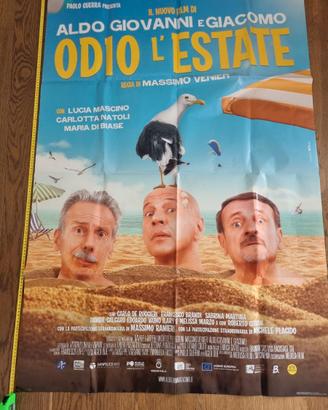 Aldo Giovanni Giacomo Locandina film Odio l'estate