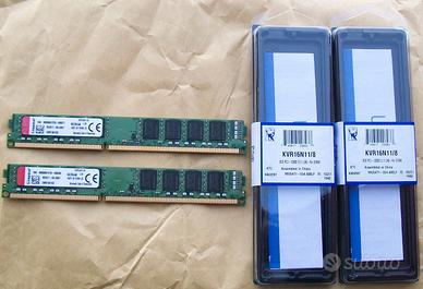 16 gb Ram Kingston KVR16N11/8 DDR3-1600