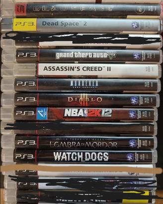 ps3 + 1 joypad + 10 giochi - BLACK FRIDAY