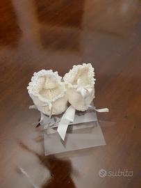 Scarpine per neonato colore bianco