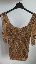 Maglia donna alta moda anni '70 Loris Azzaro Paris