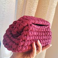 Borse cluch bag a uncinetto