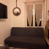 Divano letto Grigio con contenitore