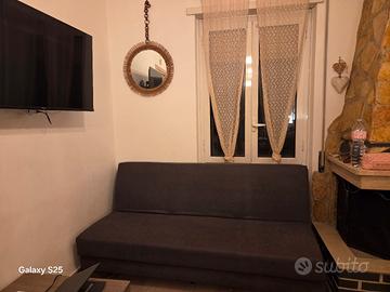 Divano letto Grigio con contenitore