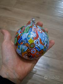Palla di Natale in vetro di Murano