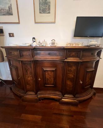 Credenza Antica in Radica di Noce