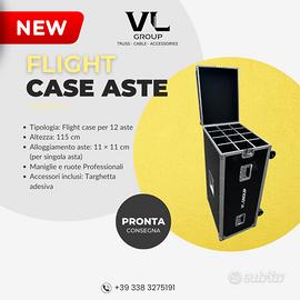 FLIGHT CASE ASTE – 12 POSTI