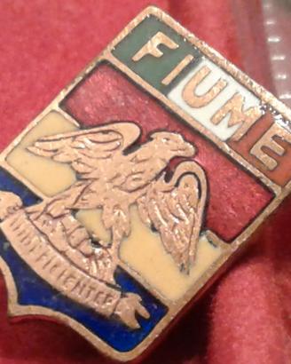 Spilla Fiume D'Annunzio Indeficienter Rara Legione