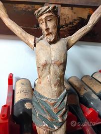 Gesù Cristo ligneo XVII secolo 