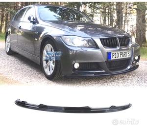SPOILER LIP BMW E90 E91 08-12 LOOK M NERO LUCIDO
