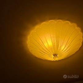 Plafoniera da soffitto diametro grande di Murano