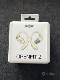 SHOKZ OpenFit 2 Beige – Auricolari Bluetooth NUOVI