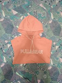 Felpa rosa pull and bear hot sale