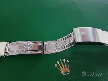 Cinturino Rolex In cocco con clasp Ref. 62523 H14