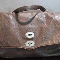 Postina Zanellato media marrone originale Borsa