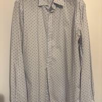 Camicia D’Uomo a pois taglia L