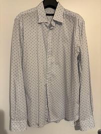 Camicia D’Uomo a pois taglia L