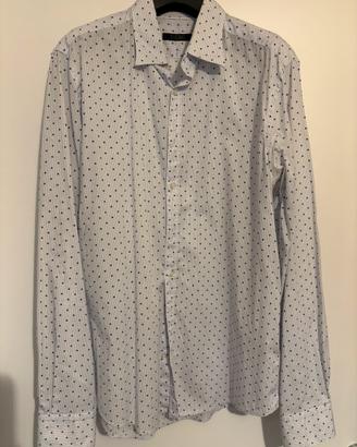 Camicia D’Uomo a pois taglia L