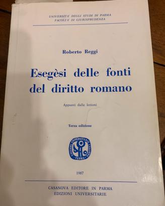 Esagesi delle fonti del diritto romano
