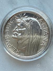 1965 - ITALIA - 500 Lire Arg. DANTE