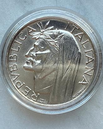 1965 - ITALIA - 500 Lire Arg. DANTE