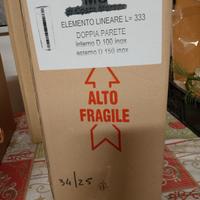 Tubi acciaio inox canna fumaria esterna 