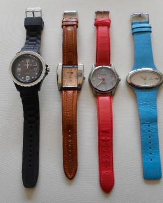 Orologi quarzo 4pz.