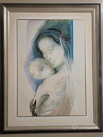 Dipinto madonna con bambino