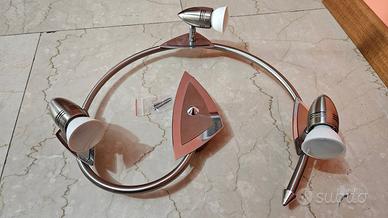 Lampadario 3 punti luce stile moderno