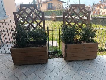 fioriere in legno da esterno