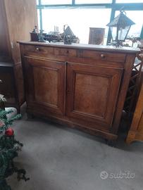 credenza base in noce fine 700