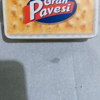 Scatola latta portacracker Gran Pavesi vintage