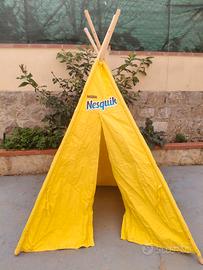 Nesquik per bambini – Gialla in cotone e legno