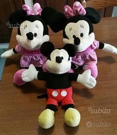 Tris peluche parlanti disney