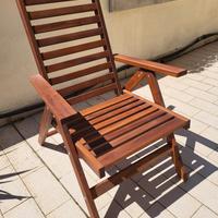 Sedia relax da giardino