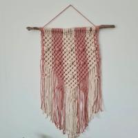 Arazzo macrame rosa